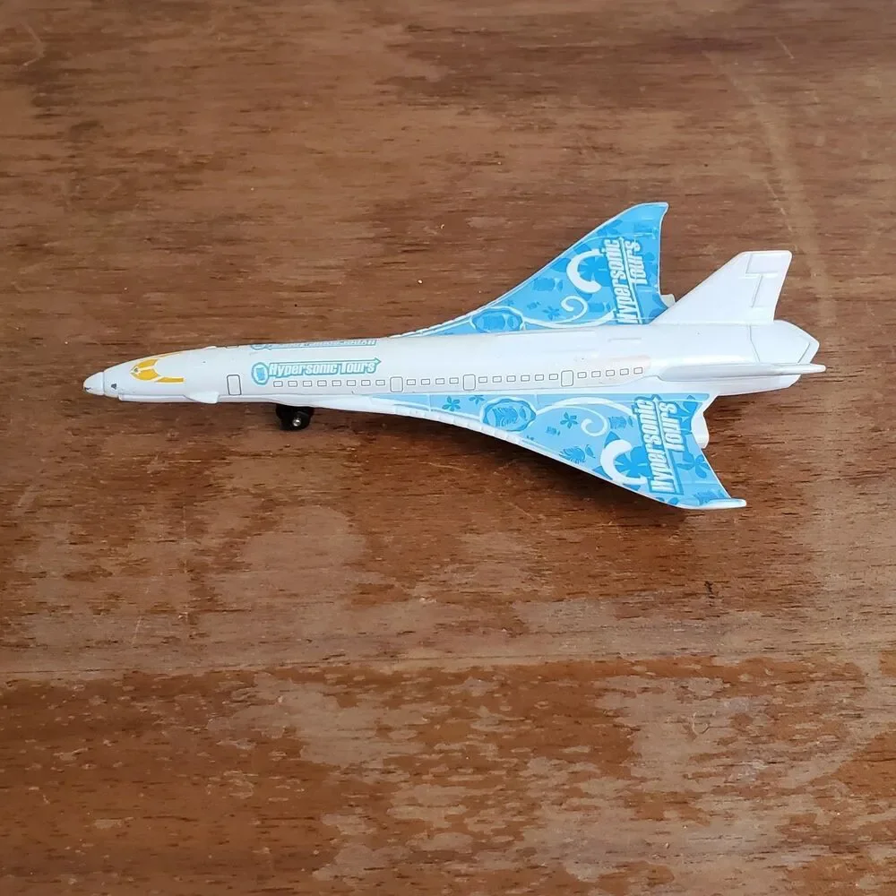 Vintage Matchbox Skybusters Die-cast Concorde Supersonic Jet Hypersonic Tours